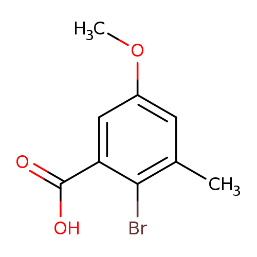 2-Bromo-5-methoxy-3-methylbenzoic acid