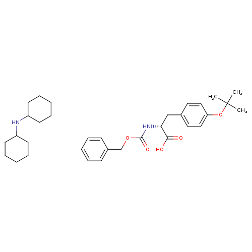 D-Tyrosine, O-(1,1-dimethylethyl)-N-[(phenylmethoxy)carbonyl]-, compd. with N-cyclohexylcyclohexanamine (1:1) (9CI)
