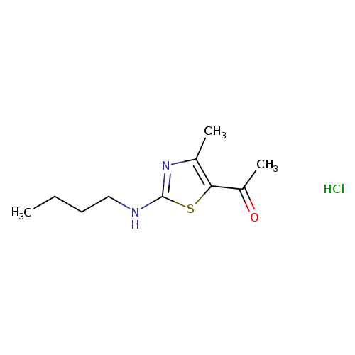 1-[2-(butylamino)-4-methyl-1,3-thiazol-5-yl]ethan-1-one hydrochloride
