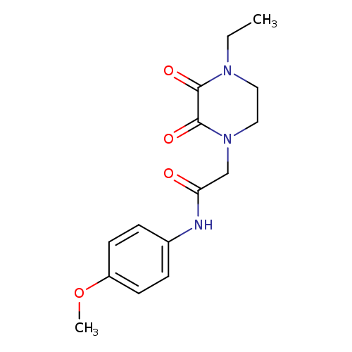 2-(4-ethyl-2,3-dioxopiperazin-1-yl)-N-(4-methoxyphenyl)acetamide