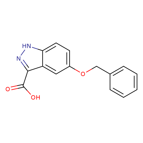1H-INDAZOLE-3-CARBOXYLIC ACID, 5-(PHENYLMETHOXY)-