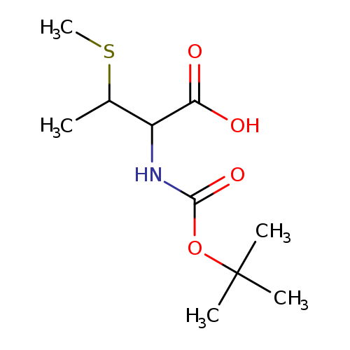 2-{[(tert-butoxy)carbonyl]amino}-3-(methylsulfanyl)butanoicacid