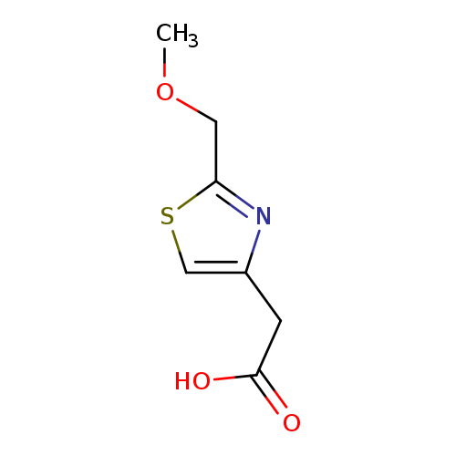 2-[2-(methoxymethyl)-1,3-thiazol-4-yl]acetic acid