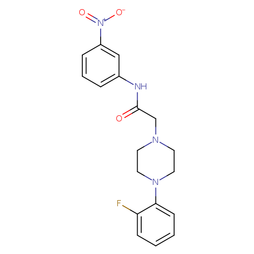 2-[4-(2-fluorophenyl)piperazin-1-yl]-N-(3-nitrophenyl)acetamide