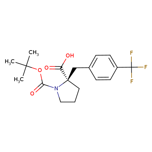 (R)-1-(tert-Butoxycarbonyl)-2-(4-(trifluoromethyl)benzyl)pyrrolidine-2-carboxylic acid