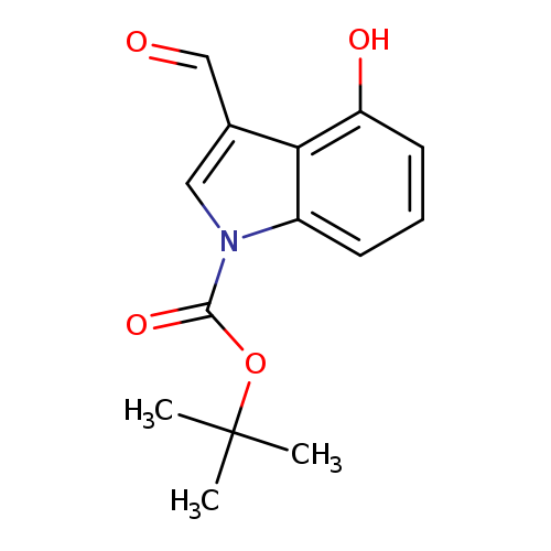 3-Formyl-4-hydroxyindole-1-carboxylic acid tert-butyl ester