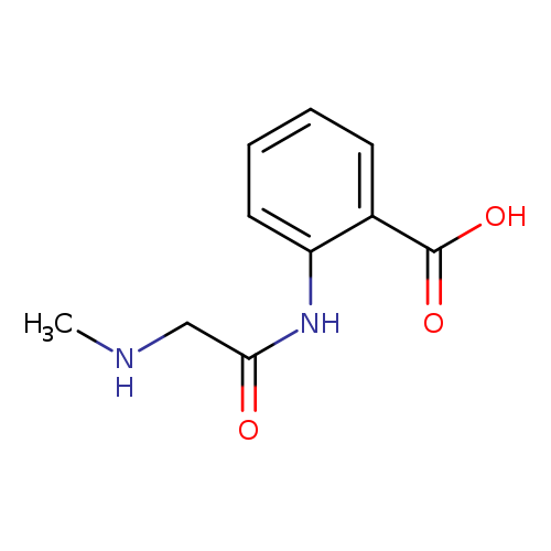 2-[2-(methylamino)acetamido]benzoic acid