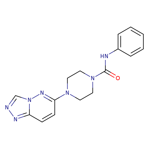 N-phenyl-4-{[1,2,4]triazolo[4,3-b]pyridazin-6-yl}piperazine-1-carboxamide