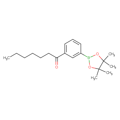 1-[3-(4,4,5,5-tetramethyl-1,3,2-dioxaborolan-2-yl)phenyl]heptan-1-one