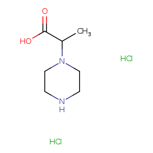 2-Piperazin-1-ylpropanoic acid dihydrochloride