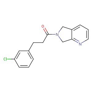 3-(3-chlorophenyl)-1-{5H,6H,7H-pyrrolo[3,4-b]pyridin-6-yl}propan-1-one