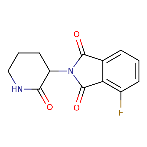 4-fluoro-2-(2-oxopiperidin-3-yl)-2,3-dihydro-1H-isoindole-1,3-dione