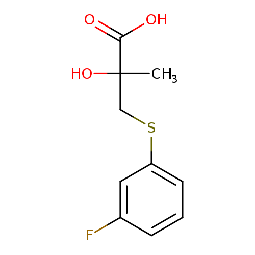 3-[(3-Fluorophenyl)sulfanyl]-2-hydroxy-2-methylpropanoic acid