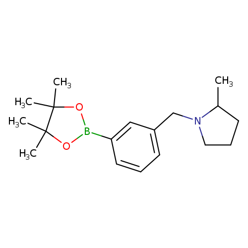 2-methyl-1-{[3-(tetramethyl-1,3,2-dioxaborolan-2-yl)phenyl]methyl}pyrrolidine
