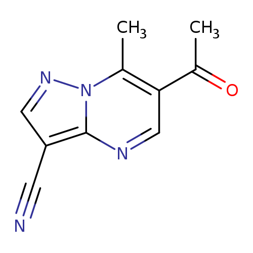 6-Acetyl-7-methylpyrazolo[1,5-a]pyrimidine-3-carbonitrile