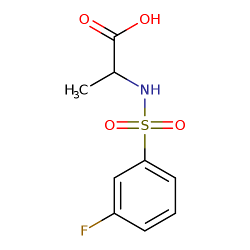 ((3-fluorophenyl)sulfonyl)alanine