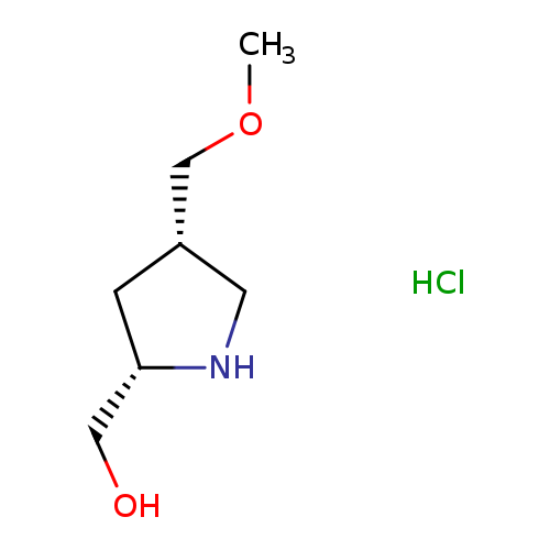 [(2S,4S)-4-(methoxymethyl)pyrrolidin-2-yl]methanolhydrochloride