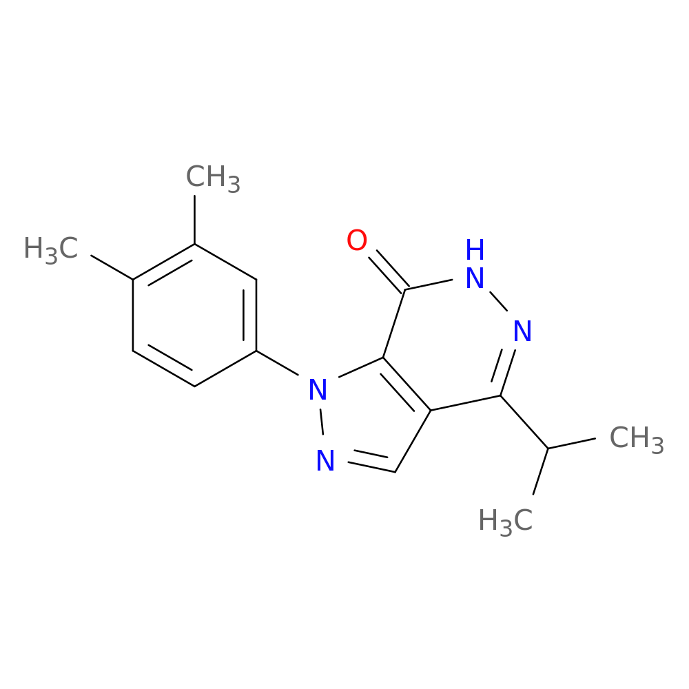 1-(3,4-Dimethylphenyl)-4-isopropyl-1,6-dihydro-7h-pyrazolo[3,4-d]pyridazin-7-one