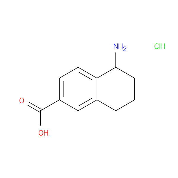 5-amino-5,6,7,8-tetrahydronaphthalene-2-carboxylic acid hydrochloride