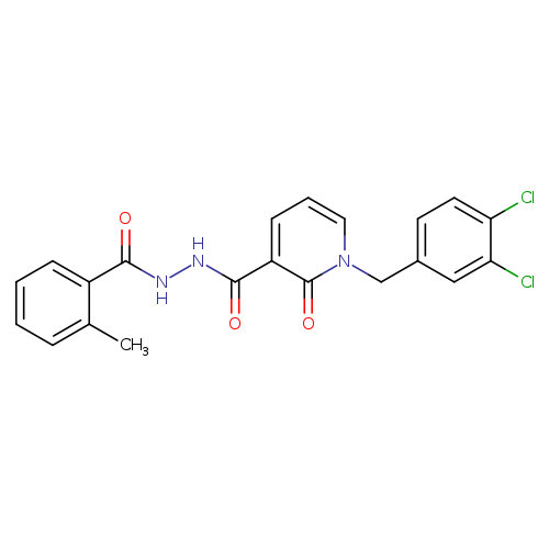 N'-{1-[(3,4-dichlorophenyl)methyl]-2-oxo-1,2-dihydropyridine-3-carbonyl}-2-methylbenzohydrazide