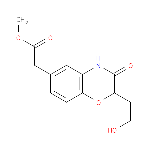 methyl 2-[2-(2-hydroxyethyl)-3-oxo-3,4-dihydro-2H-1,4-benzoxazin-6-yl]acetate