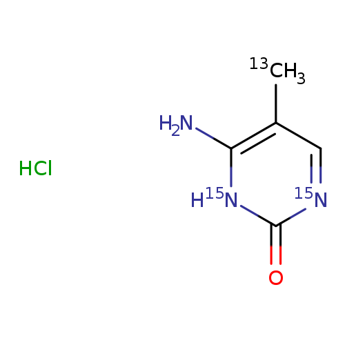 5-Methyl Cytosine-13C,15N2 Hydrochloride