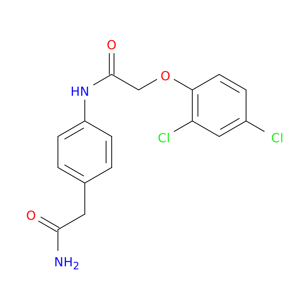 N-[4-(carbamoylmethyl)phenyl]-2-(2,4-dichlorophenoxy)acetamide