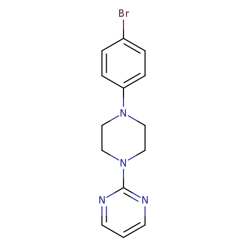 2-[4-(4-bromophenyl)piperazin-1-yl]pyrimidine