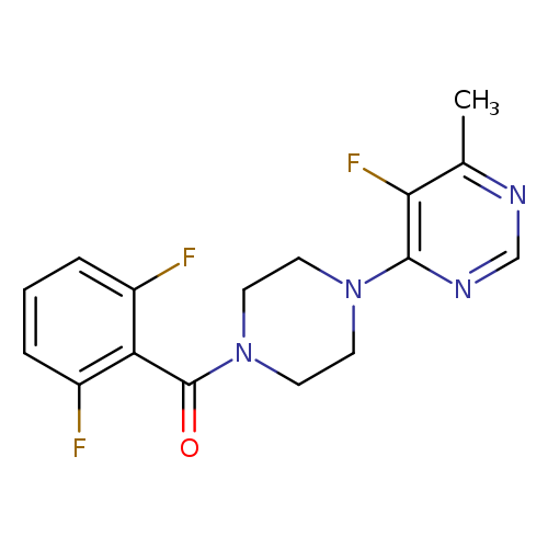 4-[4-(2,6-difluorobenzoyl)piperazin-1-yl]-5-fluoro-6-methylpyrimidine