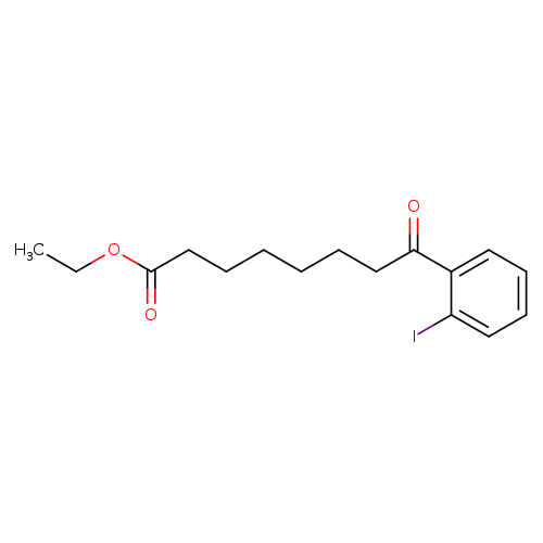 Ethyl 8-(2-iodophenyl)-8-oxooctanoate