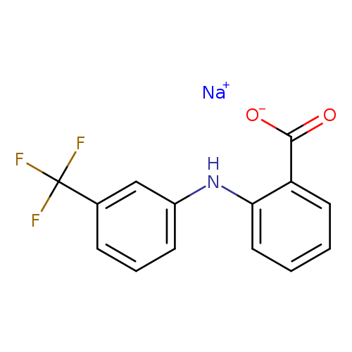 Benzoic acid, 2-[[3-(trifluoromethyl)phenyl]amino]-, sodium salt (1:1)