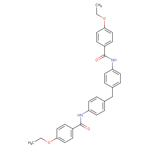 4-ethoxy-N-(4-{[4-(4-ethoxybenzamido)phenyl]methyl}phenyl)benzamide