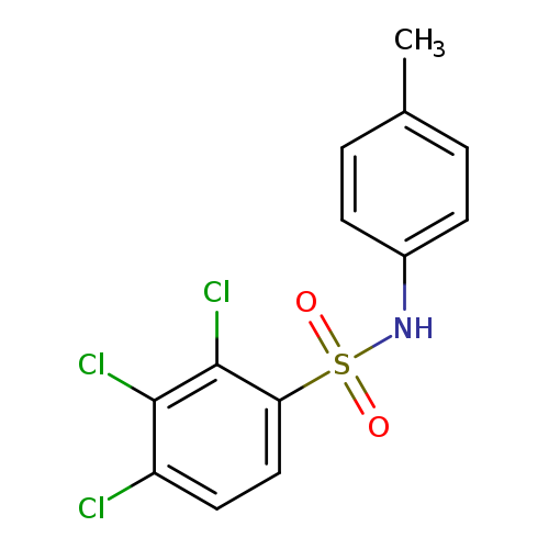 2,3,4-trichloro-N-(4-methylphenyl)benzene-1-sulfonamide
