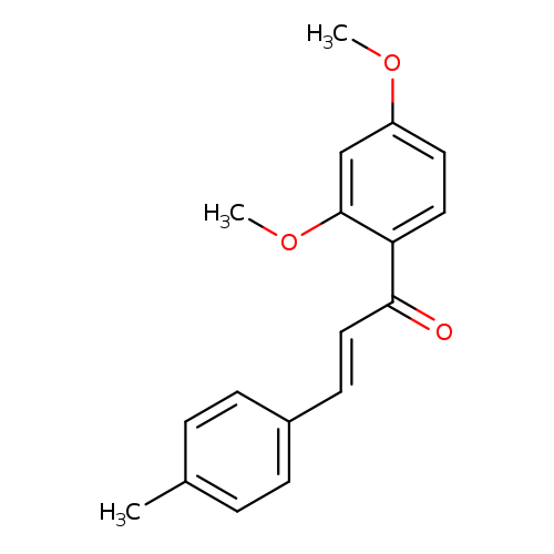 2-Propen-1-one, 1-(2,4-dimethoxyphenyl)-3-(4-methylphenyl)-, (2E)-