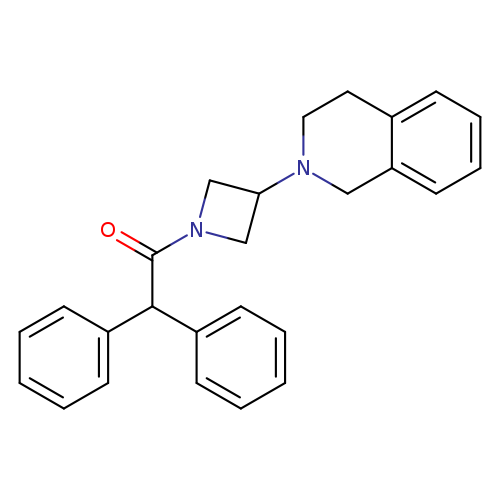 2,2-diphenyl-1-[3-(1,2,3,4-tetrahydroisoquinolin-2-yl)azetidin-1-yl]ethan-1-one