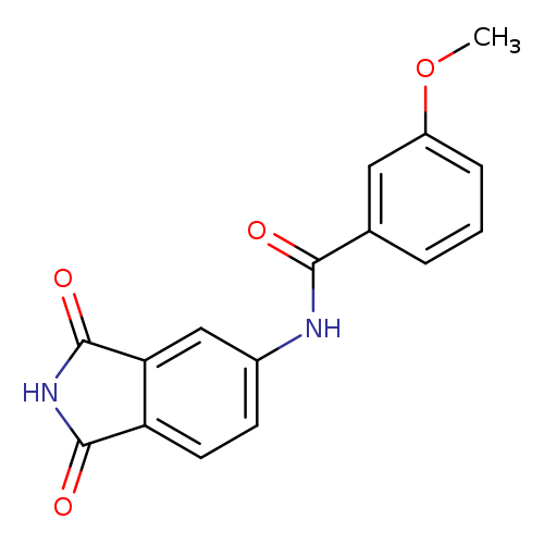 N-(1,3-dioxo-2,3-dihydro-1H-isoindol-5-yl)-3-methoxybenzamide