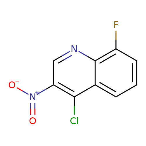 4-chloro-8-fluoro-3-nitroquinoline