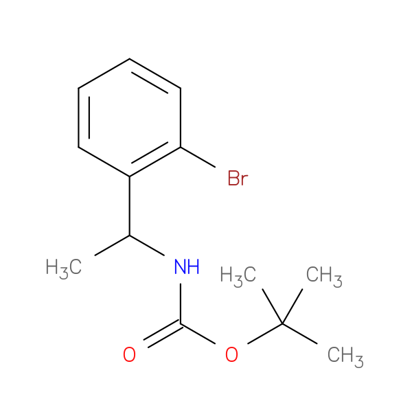 Carbamic acid, N-[1-(2-bromophenyl)ethyl]-, 1,1-dimethylethyl ester