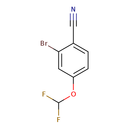 Benzonitrile, 2-bromo-4-(difluoromethoxy)-