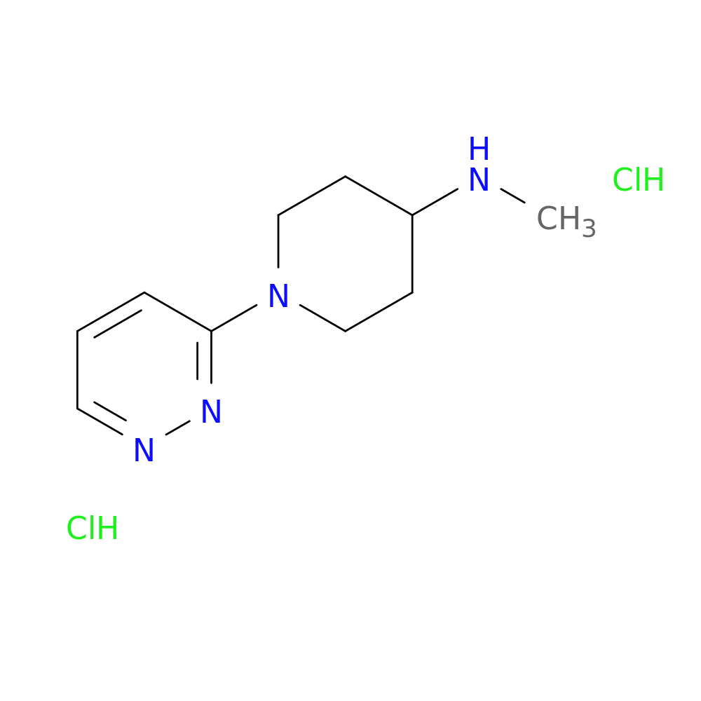 N-methyl-1-(pyridazin-3-yl)piperidin-4-amine dihydrochloride