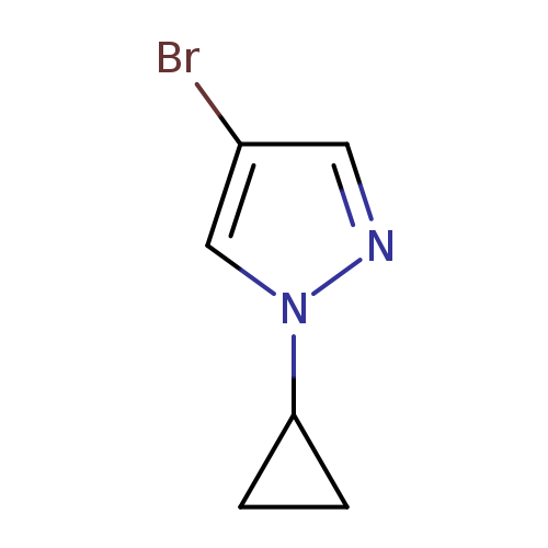 1H-Pyrazole, 4-bromo-1-cyclopropyl-