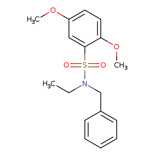 N-benzyl-N-ethyl-2,5-dimethoxybenzene-1-sulfonamide