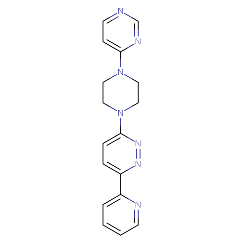 3-(pyridin-2-yl)-6-[4-(pyrimidin-4-yl)piperazin-1-yl]pyridazine