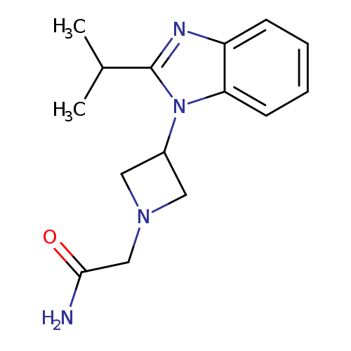 2-{3-[2-(propan-2-yl)-1H-1,3-benzodiazol-1-yl]azetidin-1-yl}acetamide