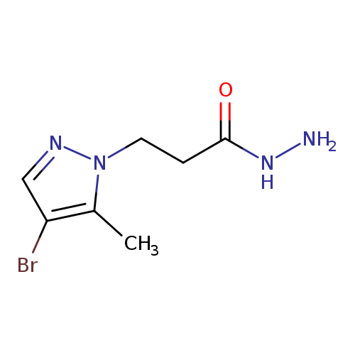 3-(4-BROMO-5-METHYL-1H-PYRAZOL-1-YL)PROPANOHYDRAZIDE