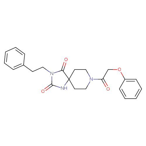 8-(2-phenoxyacetyl)-3-(2-phenylethyl)-1,3,8-triazaspiro[4.5]decane-2,4-dione