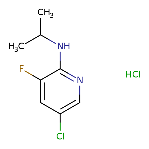 5-Chloro-3-fluoro-2-(N-isopropylamino)pyridine, HCl