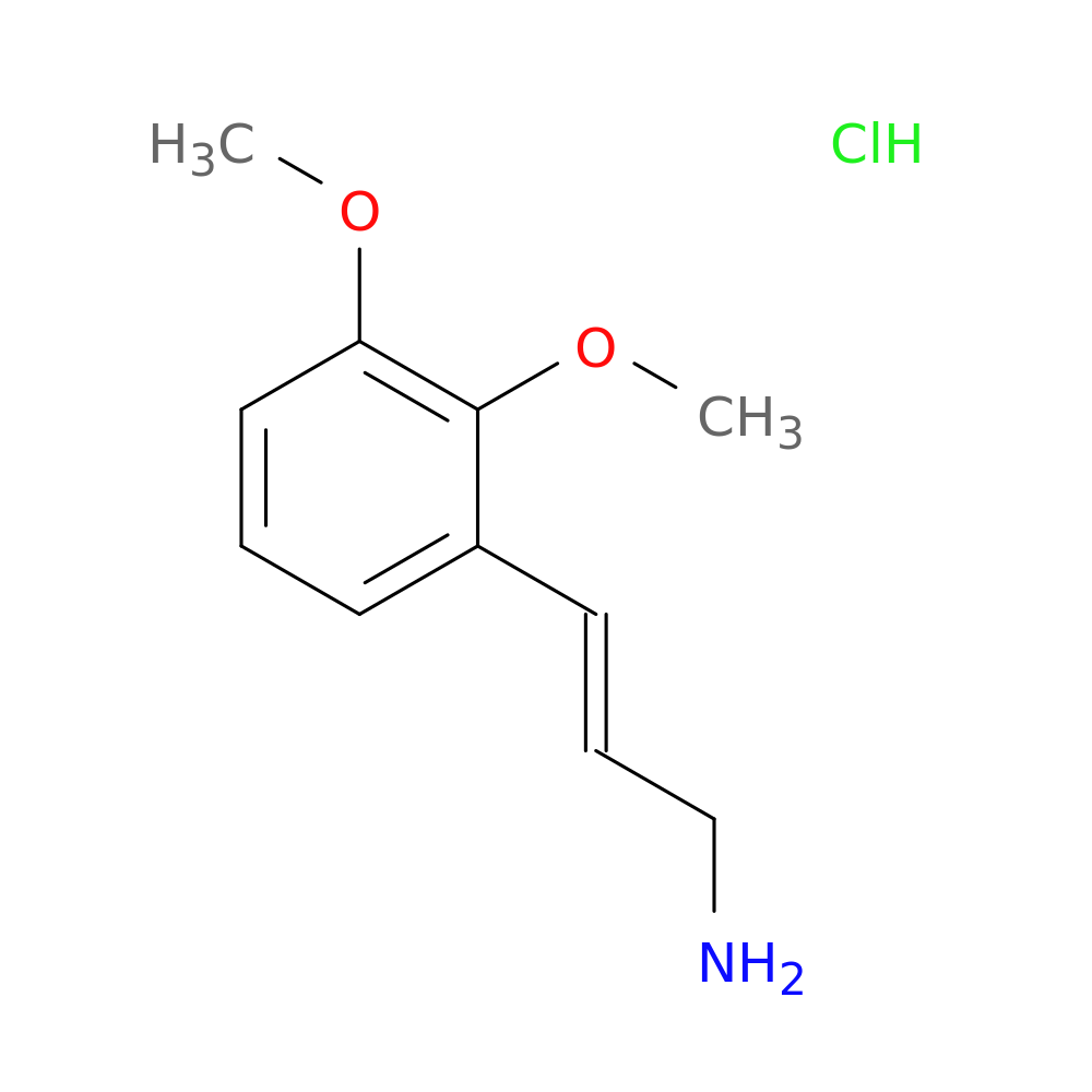 (2E)-3-(2,3-dimethoxyphenyl)prop-2-en-1-amine hydrochloride