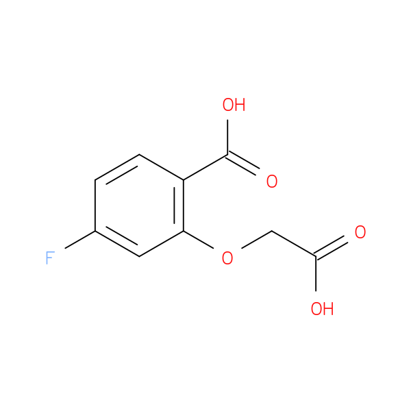 2-(Carboxymethoxy)-4-fluorobenzoic acid