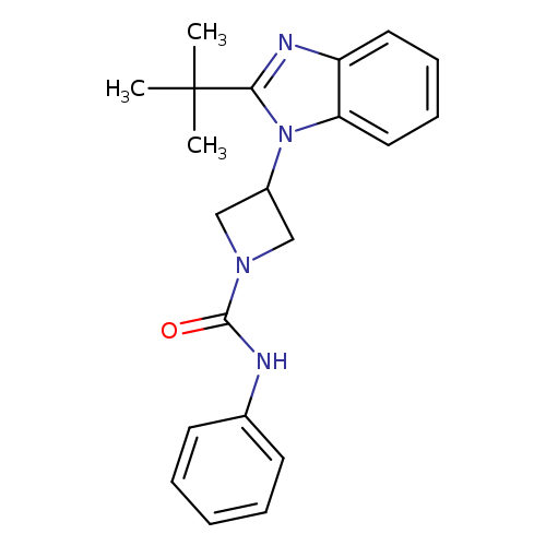 3-(2-tert-butyl-1H-1,3-benzodiazol-1-yl)-N-phenylazetidine-1-carboxamide